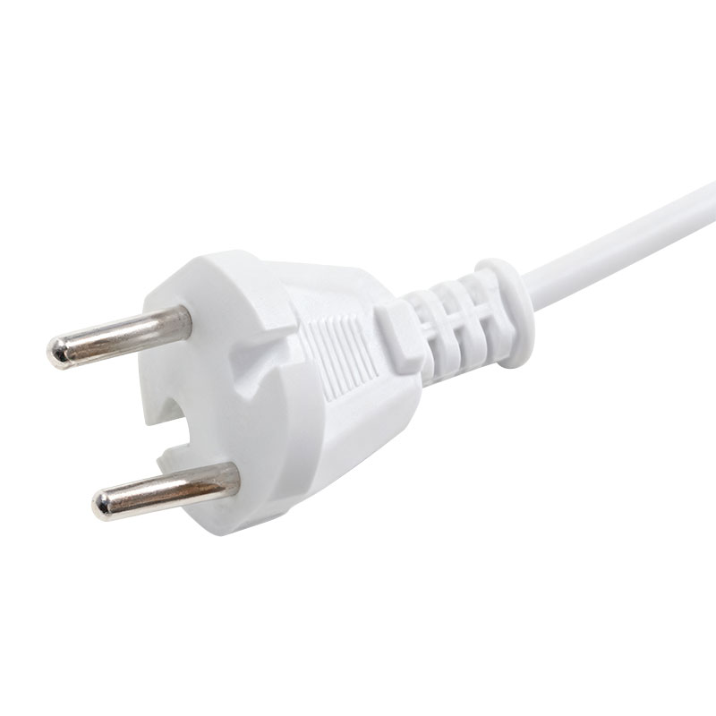 Evropská standardní 2kolíková napájecí zástrčka Napájecí kabely
