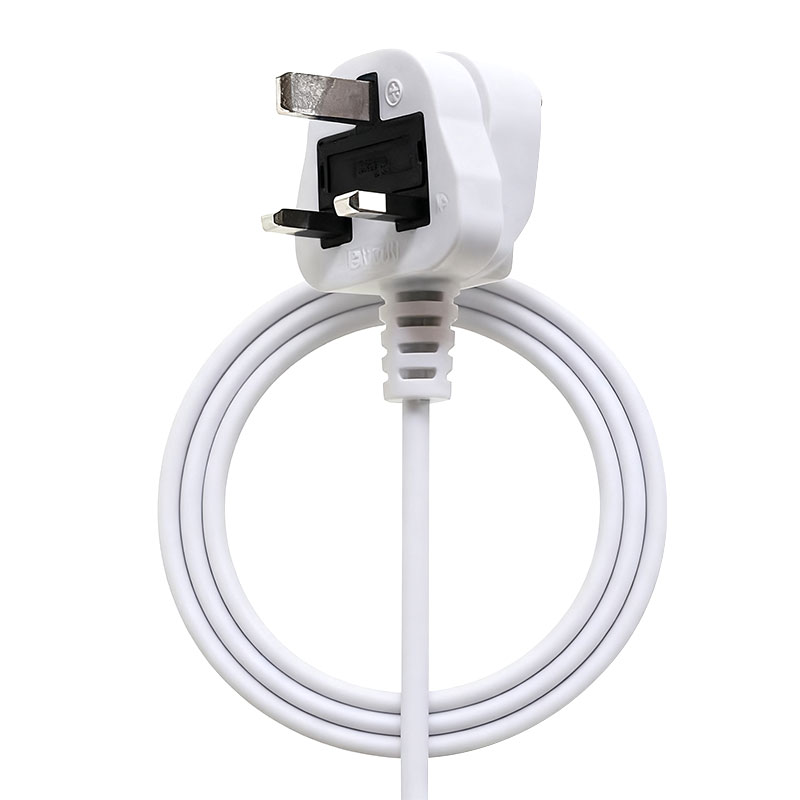 Standardní britská 3kolíková napájecí zástrčka 250V AC napájecí kabel