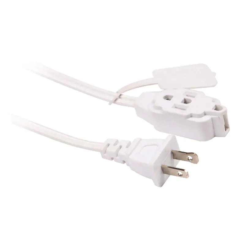 12V americký standardní Spt prodlužovací kabel pro domácnost s dvoukolíkovou zástrčkou a vícenásobnou zásuvkou FP-690,FP-691,FP-692,FP-693,FP-688,FP-689