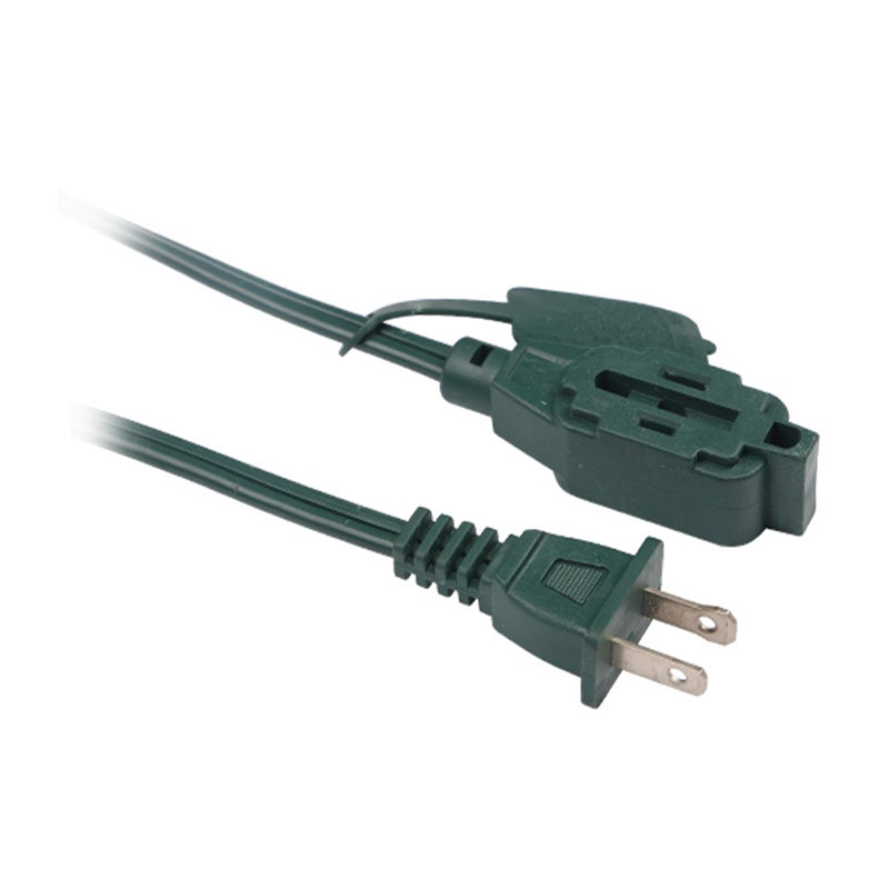 12V americký standardní Spt prodlužovací kabel pro domácnost s dvoukolíkovou zástrčkou a vícenásobnou zásuvkou FP-690,FP-691,FP-692,FP-693,FP-688,FP-689
