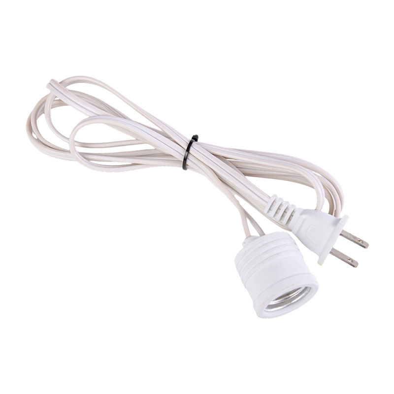 Napájecí prodlužovací kabel E27 se dvěma vidlicemi AC FP-740