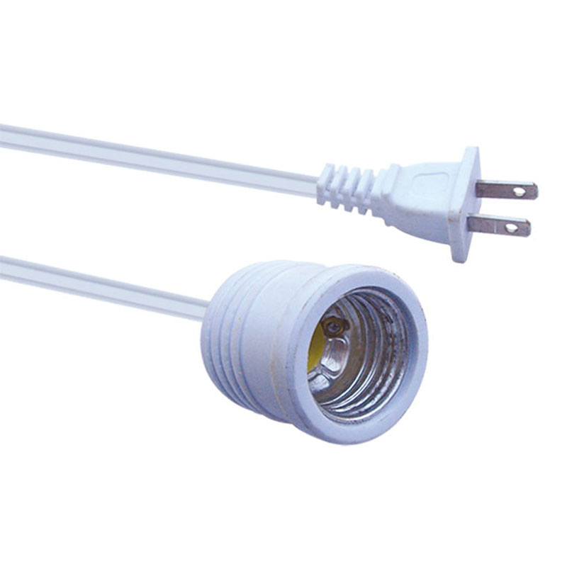 Napájecí prodlužovací kabel E27 se dvěma vidlicemi AC FP-740